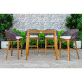 Classy Design Polyethylene Rattan Outdoor Patio Garden Bar Set Wicker Furniture